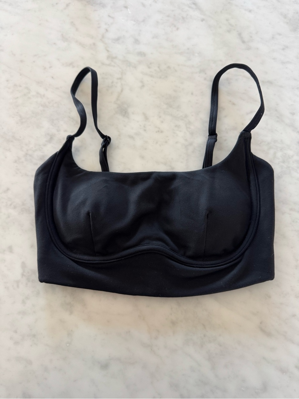 vitality black sports bra